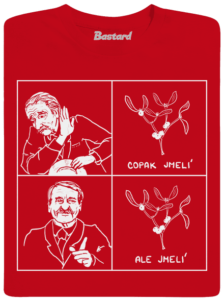 Cimrman: Copak jmelí pánské tričko Red