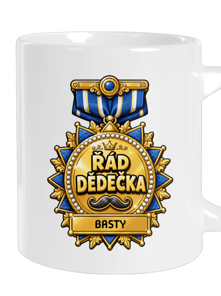 Řád dědečka velký hrnek White