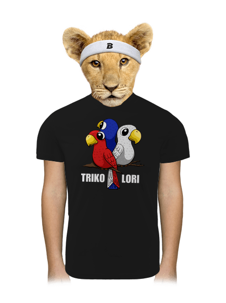 Trikolori dětské sportovní tričko Black