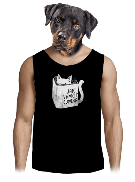Povinná četba pánské tílko Black