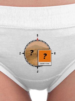 Zdoláno dámské kalhotky White