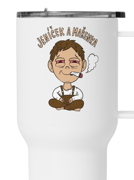 Jeníček a mařenka termohrnek White