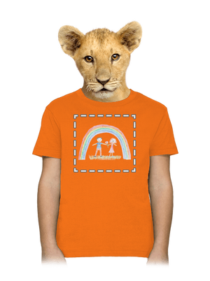 Dětské kresby - nahraj vlastní dětské tričko Orange
