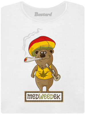 Medweedek dámské tričko s lemem White