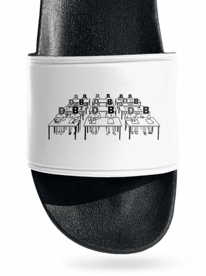 Cimrman: Debil, blbeček pantofle White