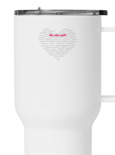 Mé srdce patří termohrnek White