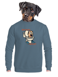 unisex mikina bez kapuce