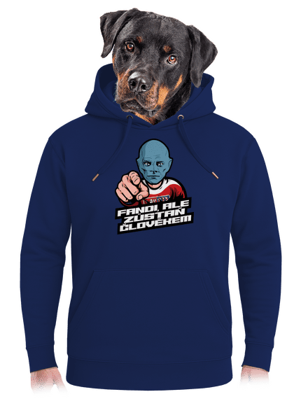 Fandi, ale zůstaň Fantomasem unisex mikina premium Navy
