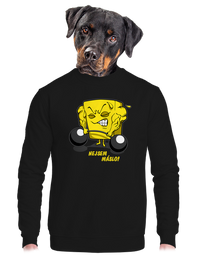 unisex mikina bez kapuce