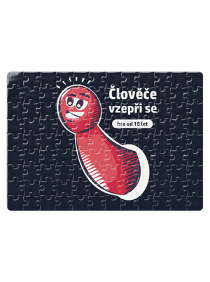 Člověče vzepři se puzzle White