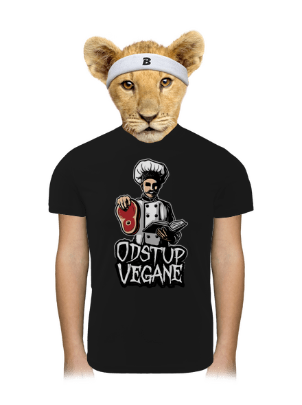 Odstup vegane dětské sportovní tričko Black