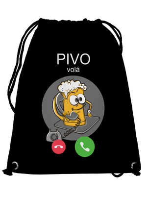 Pivo volá vak Black