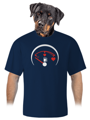 Plnou prosím unisex tričko oversized Midnight Blue