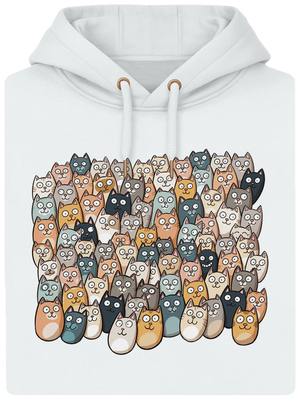 Najdi čerta unisex mikina premium Snowwhite