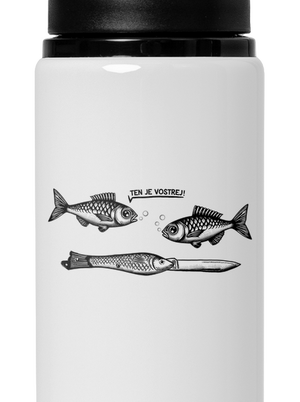 Vostrá rybička lahev na vodu White