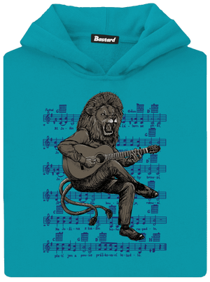 Co Čech, to muzikant dětská mikina klokanka Hawaiian Blue