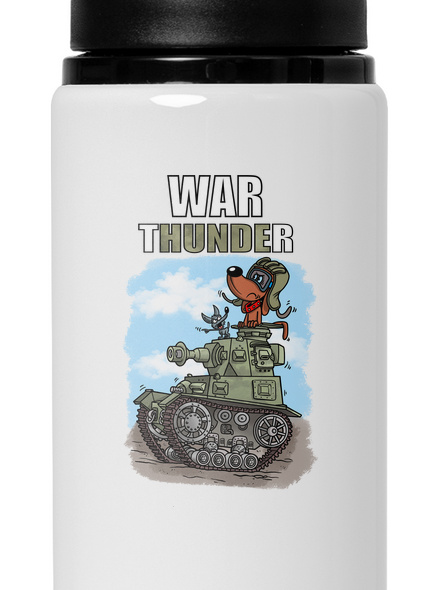 War Hunde lahev na vodu White