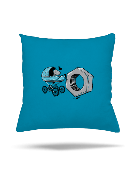 Správná matka polštář Blue Turquoise