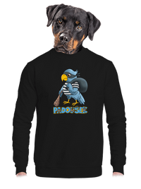 unisex mikina bez kapuce
