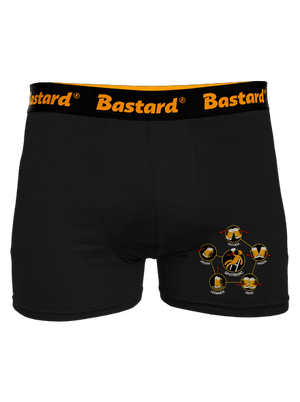 Pivní obvody boxerky Black