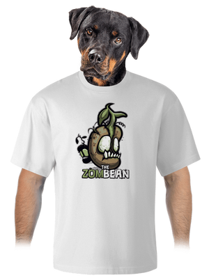 Zombean unisex tričko oversized White