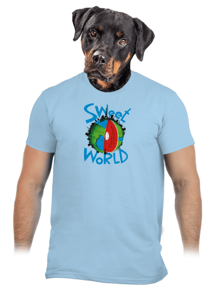 Sweet World pánské tričko Sky Blue