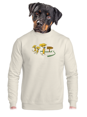 unisex mikina bez kapuce