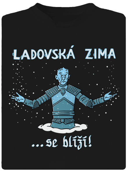 Ladovská zima se blíží dětské sportovní tričko Black