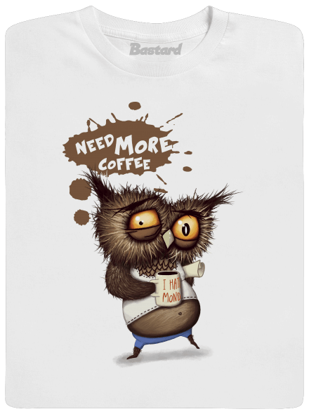 Potřebuju víc kafe dětské tričko White