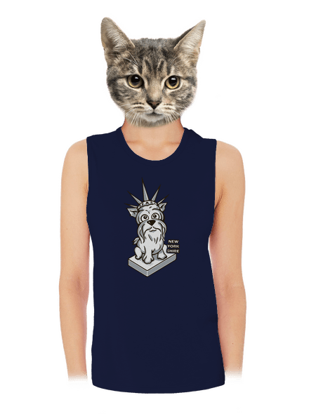 New Yorkshire dámské tílko volné Navy