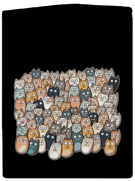 Najdi čerta dámská mikina na zip Black