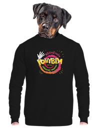 unisex mikina bez kapuce