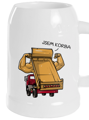 Korba půllitr White