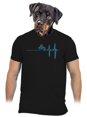 Coffee help pánské tričko Black