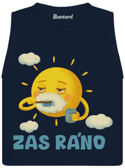 Zas ráno dámské tílko volné Navy