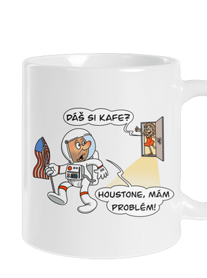 Houstone, mám problém! klasický hrnek White