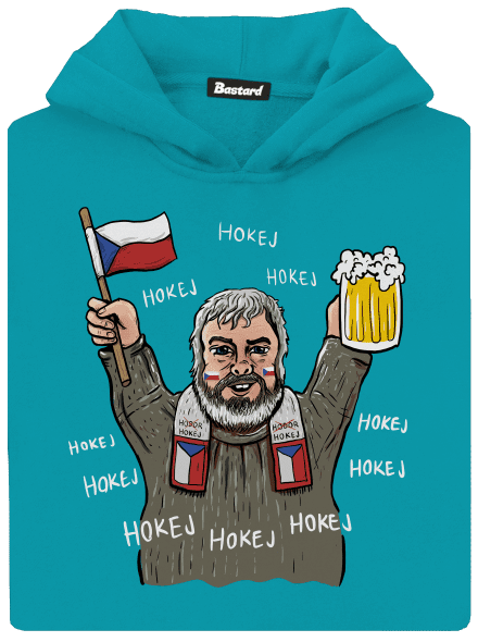 Hodor dětská mikina klokanka Hawaiian Blue