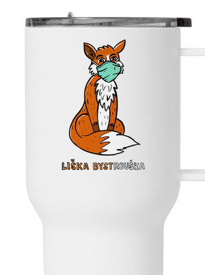Liška Bystrouška termohrnek White