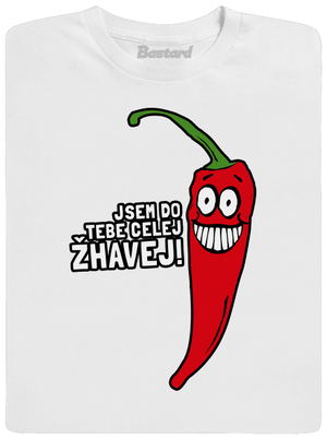 Spalující touha pánské dlouhý rukáv White