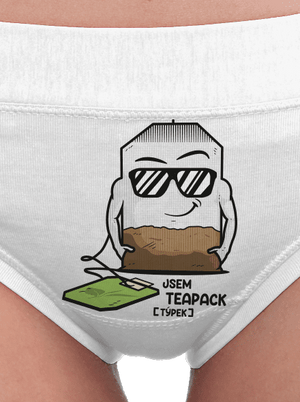 Čajový týpek dámské kalhotky White