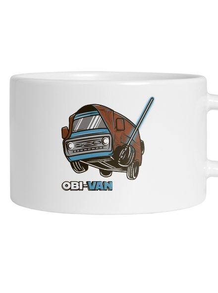 Obi-Van hrnek makronka White