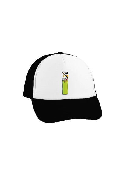Panáček kšiltovka truckerka Black cap