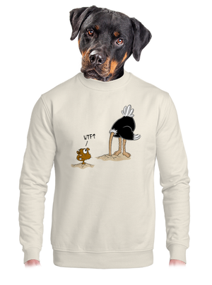 unisex mikina bez kapuce