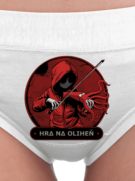 Hra na oliheň dámské kalhotky White