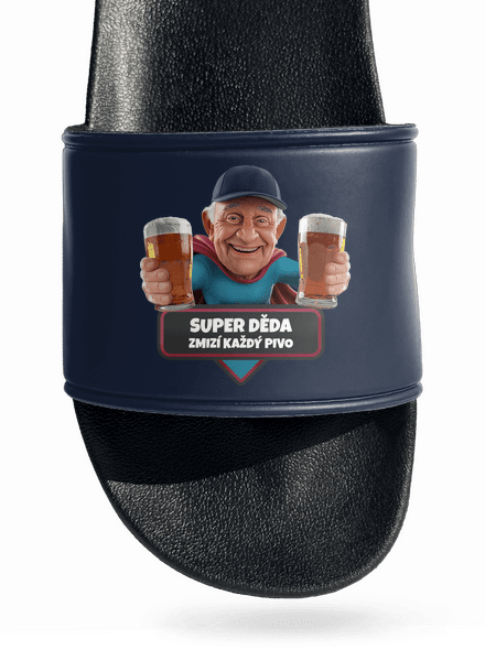Super děda pantofle Navy