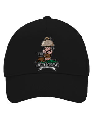 Hřib kovář kšiltovka baseballka Black