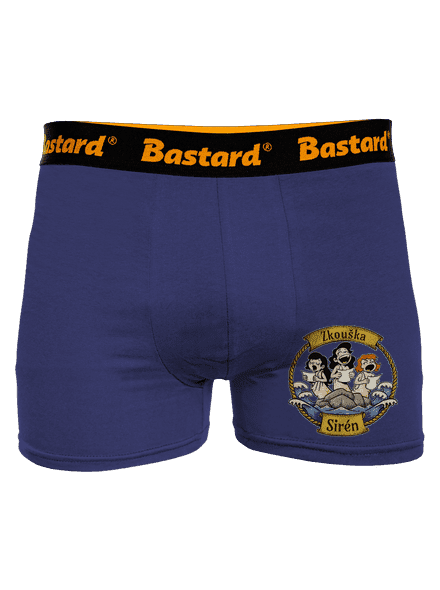Zkouška sirén boxerky Blue Navy