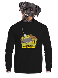 unisex mikina bez kapuce