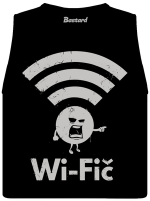 Wifič dámské tílko volné Black