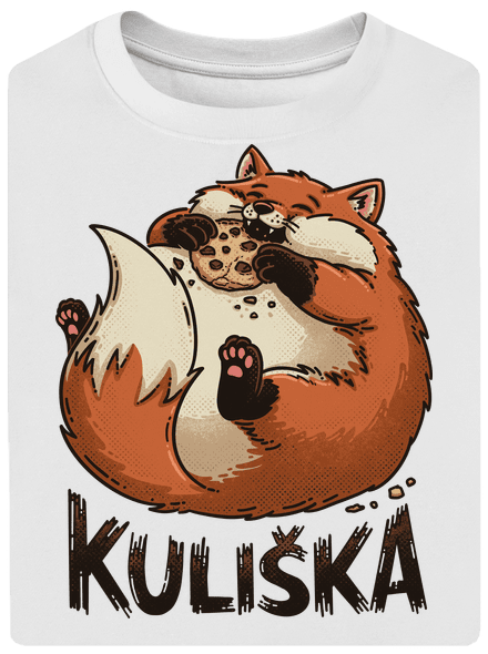 Kuliška unisex tričko oversized White